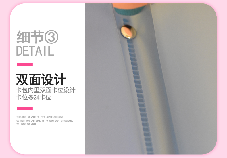 24 thẻ kẹo màu thẻ gói ngân hàng thẻ xe buýt thẻ đa thẻ xách tay mini độ bền cao pu2018 mới ví đựng thẻ charles and keith