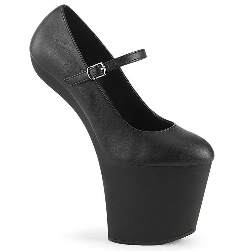 European and American 20cm Thick-Soled Heelless Horseshoe High Heels for Stage Catwalk Performance Sm Cosplay Cd Cross-Dressing Shoes European and American 20cm Thick-Soled Heelless Horseshoe High Heels for Stage Catwalk Performance Sm Cosplay Cd Cross-Dressing Shoes