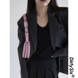 DirtySix/original Kosaka сэндвич, 3 цвета, трехслойная маленькая квадратная сумка из воловьей кожи