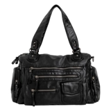 Оригинальная мягкая портативная сумка на одно плечо с молнией, в стиле панк