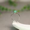 Natural Grade A Jade Oval Egg Ring