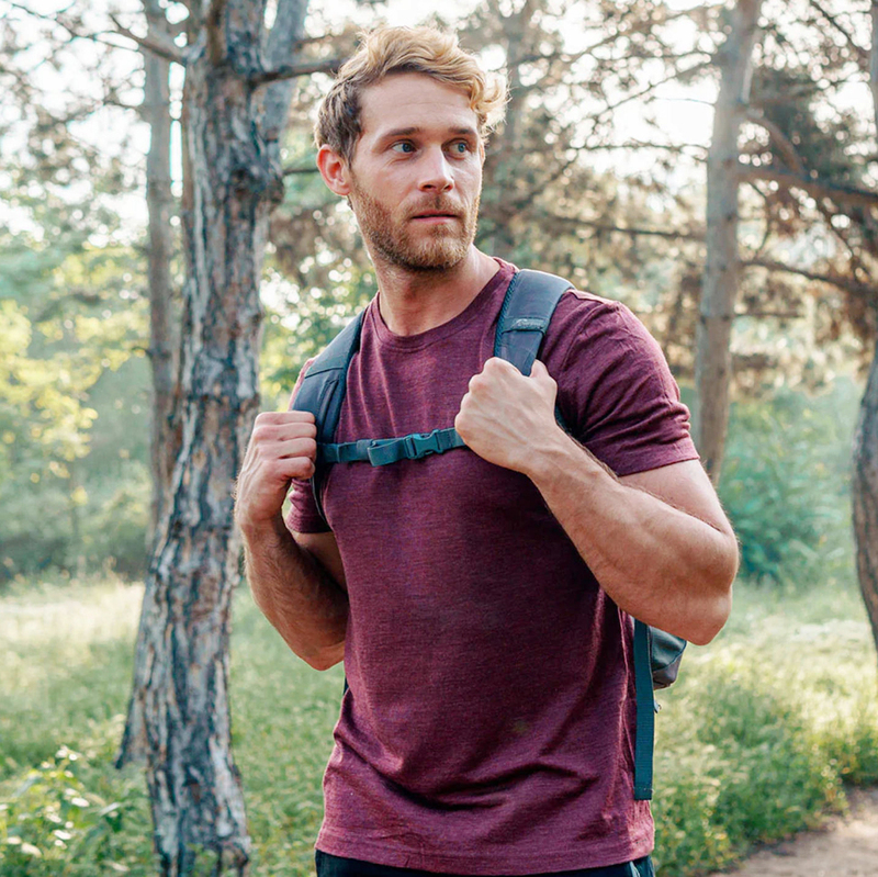 Merino Wool T-Shirt Men's Short-Sleeved Domestic Version Round Neck Outdoor Sports and Leisure Deodorant Quick-Drying Breathable Merino Wool T-Shirt Men's Short-Sleeved Domestic Version Round Neck Outdoor Sports and Leisure Deodorant Quick-Drying Breathable