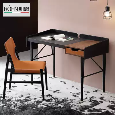 Ruen ins Wind Net red desk chair Italian style modern extremely simple style computer desk designer comb dressing table