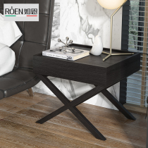 Like En personality italian modern minimalist minimalist style bedroom smoked color bed head cabinet designer style CTG216