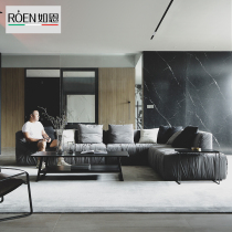 Such As NNordic Furnishings Fabric Sofa Modern Minimalist Style Living-room Large Family Corner Combined Sofa CB070