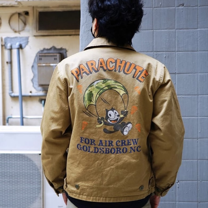 Spring and Autumn Single-Layer Jacket 1919 Philcat Parachute Work Jacket Luxury Special Vintage Conmar Zipper