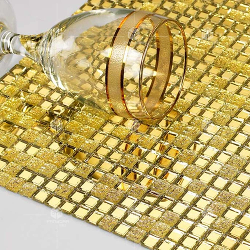 Стеклянная мозаика, новая коллекция, 10mm, мелкие частицы, зеркальный эффект