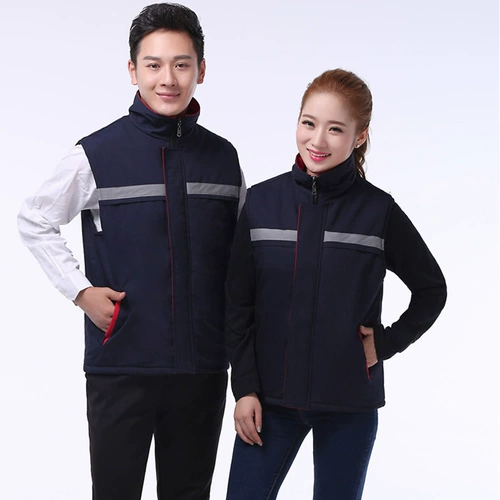 Утепленный светоотражающий демисезонный жилет для работы подходит для мужчин и женщин, делается под заказ