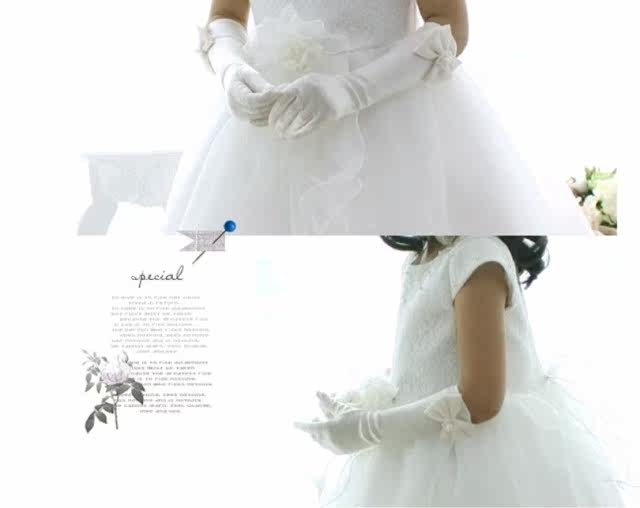 Gants pour fille en satin - Ref 2150344 Image 7