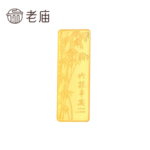 老庙 Golden Foot Gold Au999.9 одно сердце любви