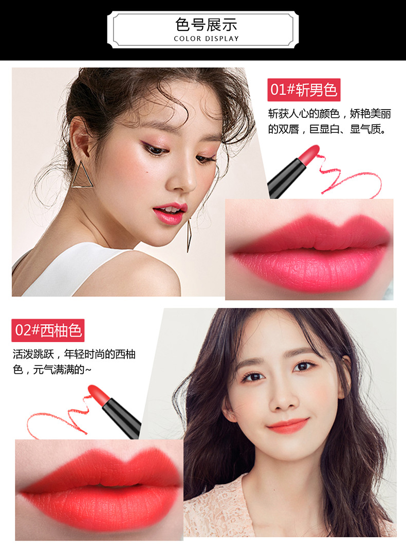 NOVO Đa chức năng Beauty Pen Xoay tự động Double Head Sponge Lip liner Lying Silkworm Eyeliner Eye Shadow Pen Bean Paste - Bóng mắt phan mat