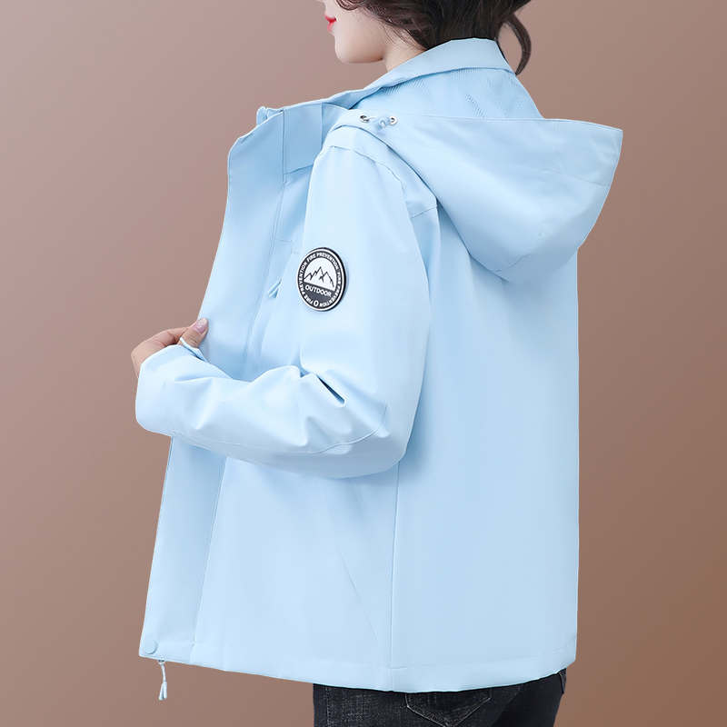 Woodpecker Outdoor Jacket Women's 2025 New Spring and Autumn Thin Top Windproof Coat Loose Casual Jacket