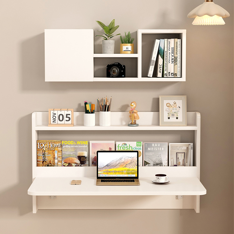 Wall-Mounted Folding Desk, Wall-Mounted Table, Bedside Bookcase, Dressing Table, Bedside Study Table