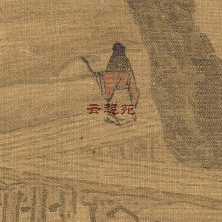 The Ming Dynasty copied Song Man Snow Mountain Row Brigade Tuz Z HD Electronic Photo 659M Decoration promotional material