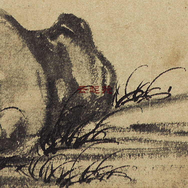 Yuan Zhao Meng Dried Branches Bamboo Stone Figure J High Definition Electronic Pictures 229M Decorative Propaganda Material