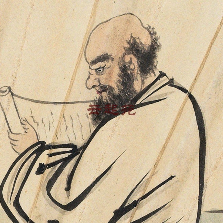 The Qingpu Confucii Autumn Cliff Chant of the Image 198M Decorative Propaganda Material of the Image 198M