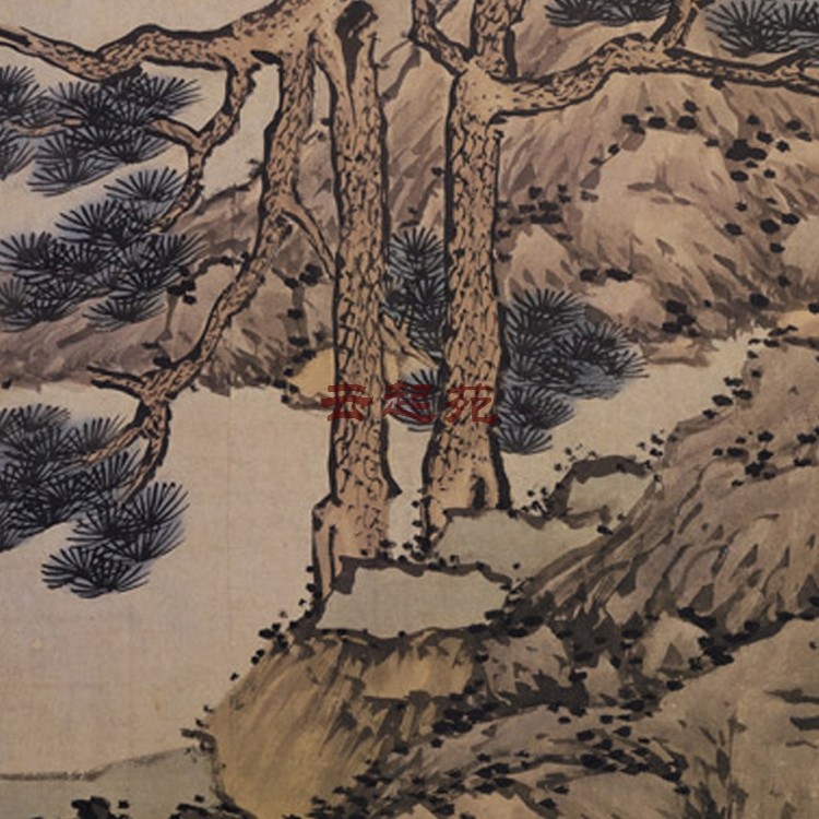 Ming Shen Zhou Shan Shui Tu J HD electronic picture 135M decorative promotional materials