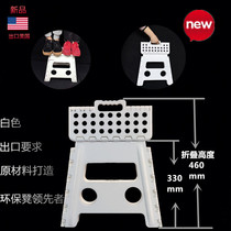 American version of thick plastic folding stool children adult light portable train small stool home bench
