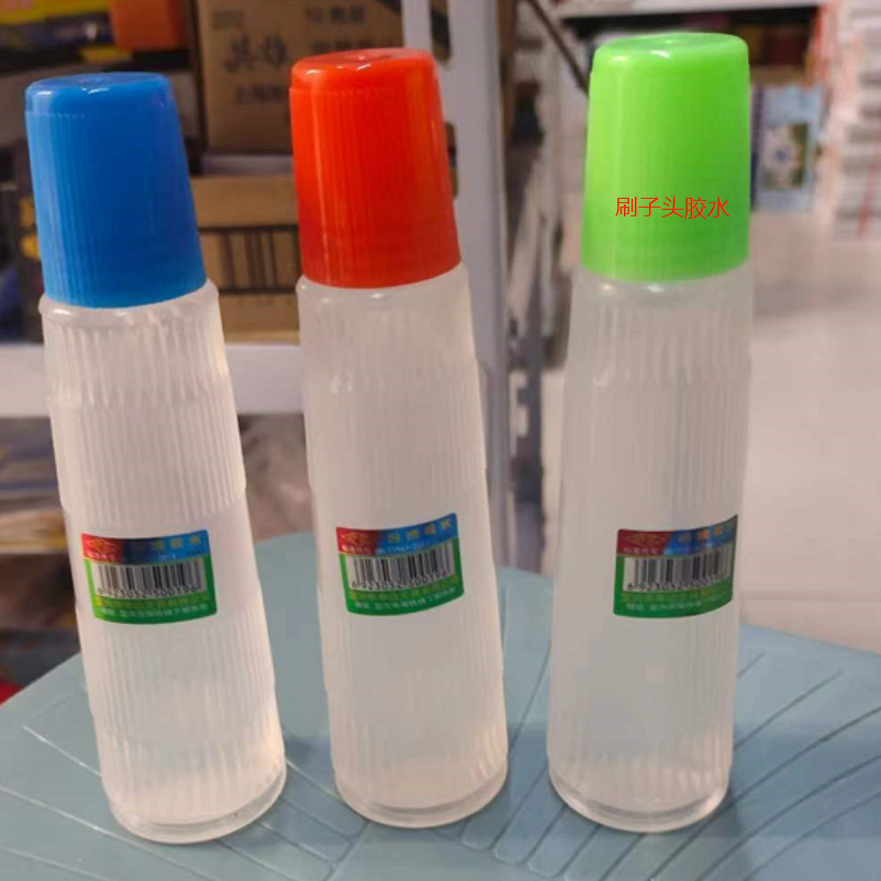 Man Shenwen brush head financial students handmade advertising documents sticky double-sided glue 80ml bottle liquid glue