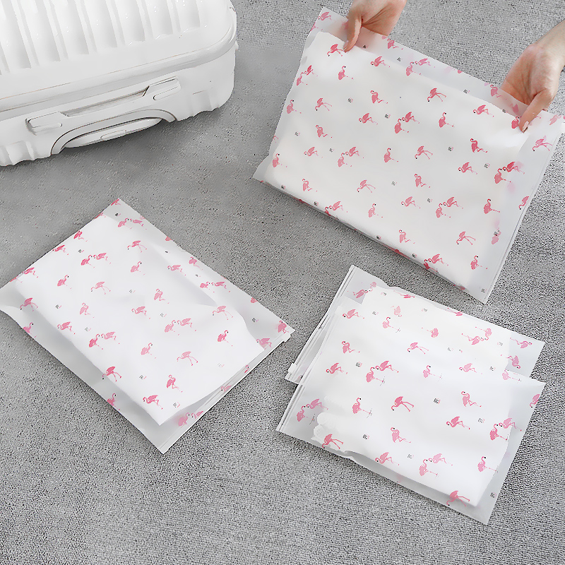 Luggage packaging bag transparent clothes underwear shoes finishing bag luggage waterproof dustproof sealed toy storage bag