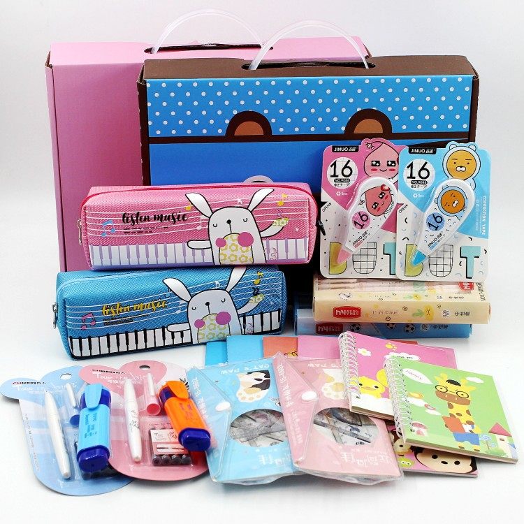 Secondary School Students Stationery Prizes Learning Utensils Children Reward Stationery Suit Gift Box Elementary School Students Birthday