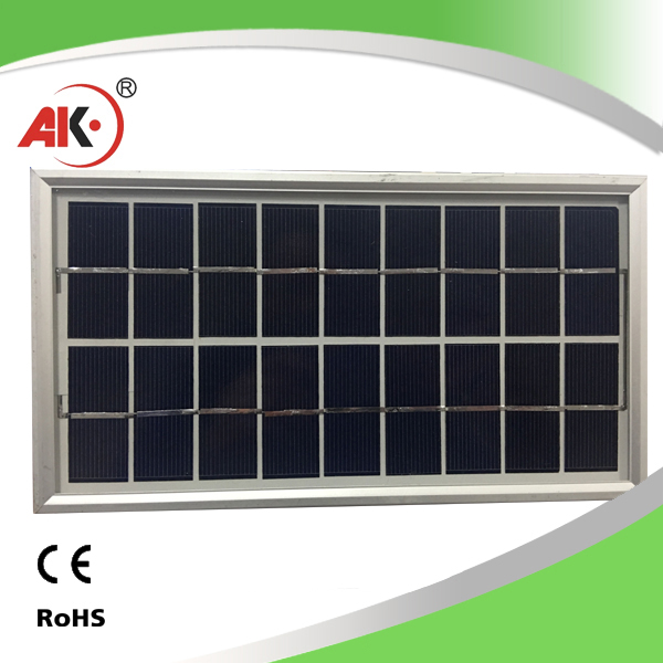 Solar panel laminated plate 3W 9V Solar photovoltaic components can be filled with 6V storage batteries without rims
