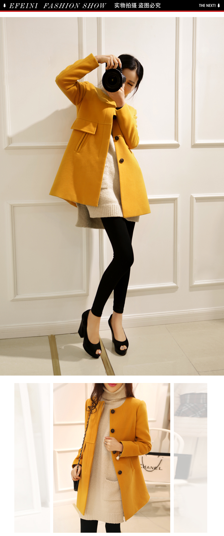 Manteau de laine femme - Ref 3417066 Image 8