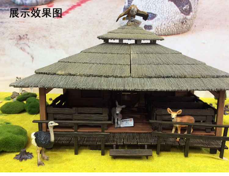 Mô hình tĩnh mô phỏng động vật Sile Schleich của Đức Chăn nuôi 驴 loạt nhỏ 驴 trẻ em tặng một mô hình ô tô