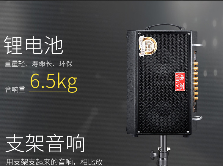 Loa pin lithium cao AC80 mét mới Guitar điện chơi đàn đệm đàn ghi âm ngoài trời - Loa loa loa infinity