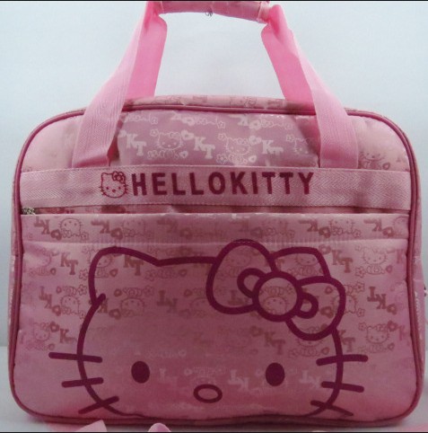 Dễ thương phim hoạt hình hellokitty túi du lịch phụ nữ mang thai expectant túi công suất lớn vai túi Xác Ướp túi túi duffel