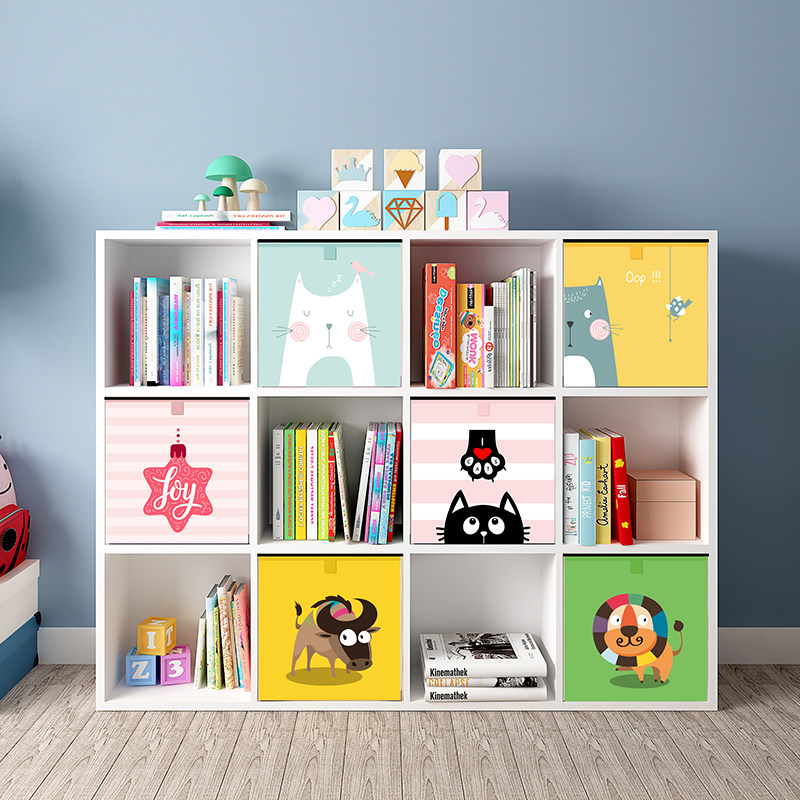 Comparable bear children's toy containing box washed student clothing cartoon toy containing large capacity storage finishing box