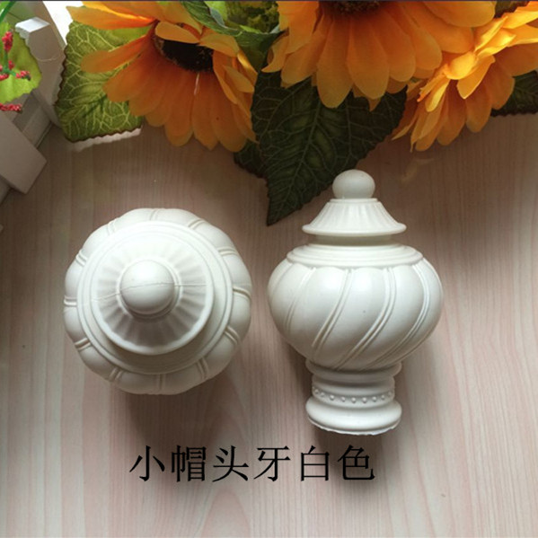 Màn cửa mới thổi màn đầu phụ kiện que La Mã que trang trí Rome thanh niêm phong cắm đầu các phụ kiện trang trí đầu - Phụ kiện rèm cửa bộ khung rèm cửa