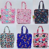 A variety of cartoon waterproof tote bag cute sage dog Spider Man Hand bag storage bag lunch bag