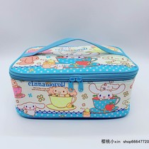 Cartoon twin star insulated lunch box bag Oxford cloth portable lunch bag student lunch insulation bag square Hand bag