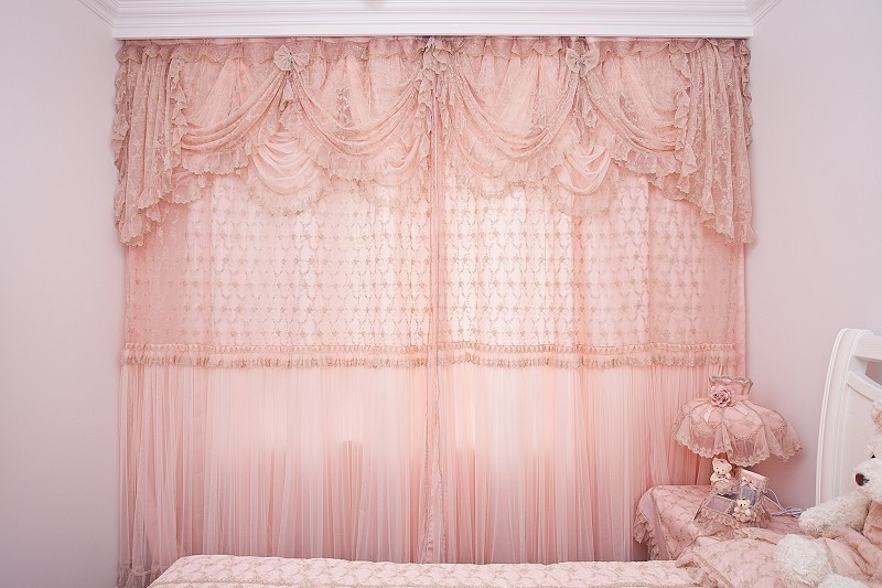 New Dada Yimah Luxurious Living Room Bedroom Upscale Lace Drapes Curtain Fabrics Can Be Set Up To Do