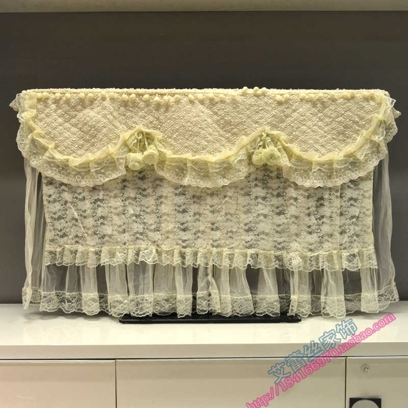Lace liquid crystal hanging desktop TV 42 42 47 50 50 55 55 65 75 75 inch dust cover