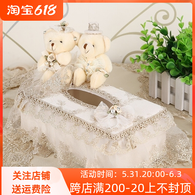 Paper Towel Box Daisma High-end Silo Toilet Paper Box Cute Little Bear Stylish Creative Home Accessories Home Tissue Collection