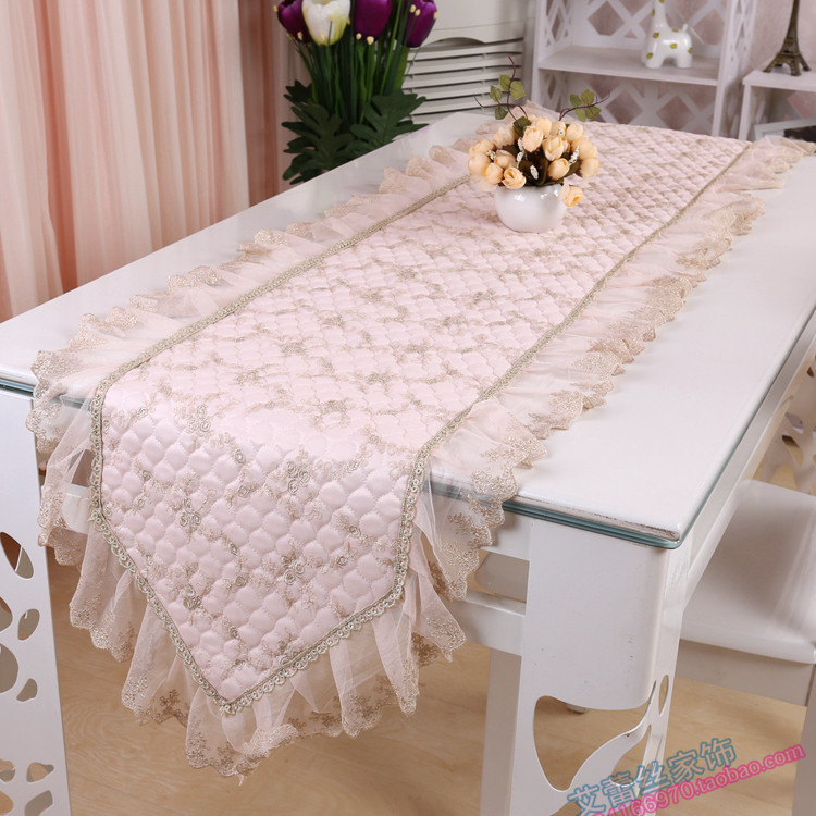 Tanyard Table Flag Tablectable Cloth Tea Table Cloth Bed Flag Cabinet Banner Table Mat long table cloth European-style cloth Art can be booked
