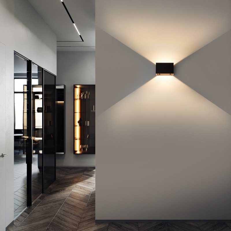 Outdoor wall lamp waterproof wall lamp outdoor wall entrance staircase wall lamp modern simple terrace corridor courtyard lamp