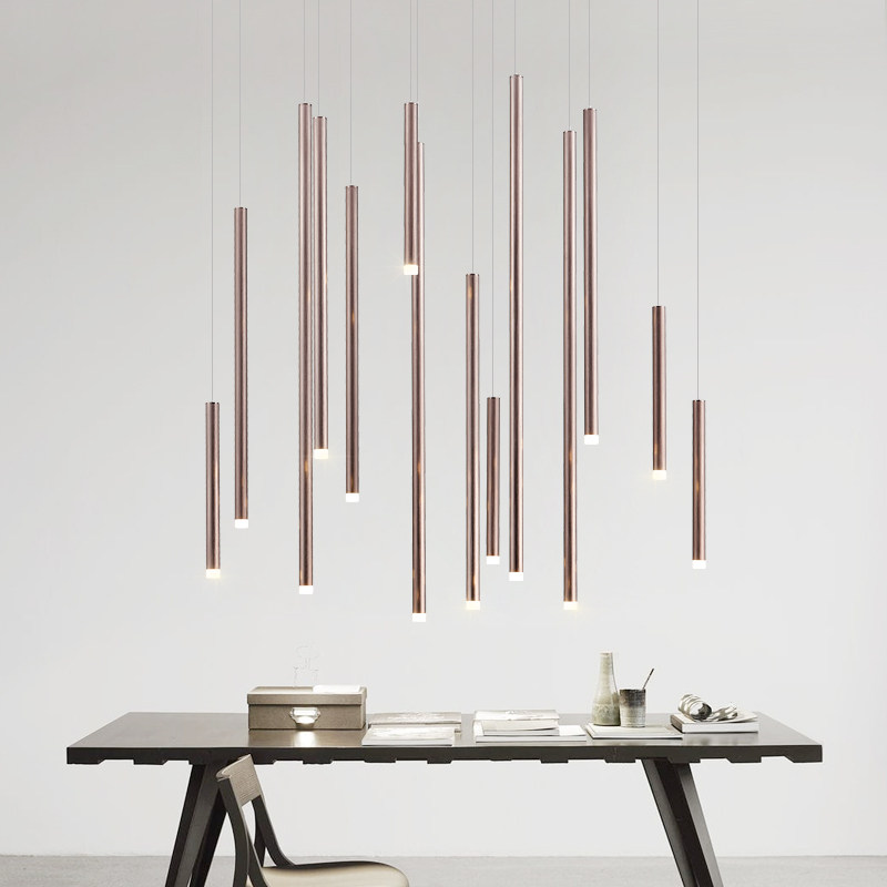 Modern minimalist LED dining room chandeliers personality bar chandeliers at the front office chandeliers Chandeliers Coffee Hall Clothing Shop Chandeliers