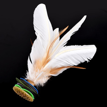 Shuttlecock adult 16cm white shuttlecock net white color goose feather rubber bottom China Shuttlecock Association designated competition