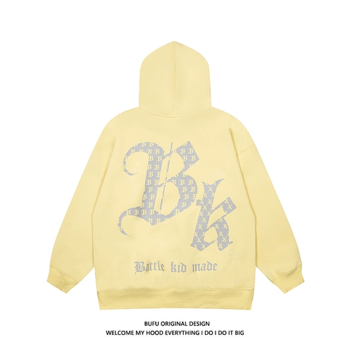 Толстовка с капюшоном подходит для мужчин и женщин для влюбленных, базовая куртка, балахон, в американском стиле, оверсайз