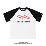 Ретро базовая летняя футболка с коротким рукавом для влюбленных, в американском стиле, оверсайз