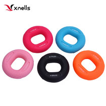 Golf swing weighted ring swing trainer with adjustable strength silicone grip to train arm muscle strength