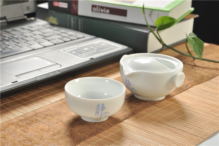 [Đặc biệt hàng ngày] Bộ ấm trà bằng gốm Teacup Bộ trà Kung Fu Puer Trà đen Trà xanh cầm tay Một nồi - Trà sứ cốc uống trà có nắp đậy
