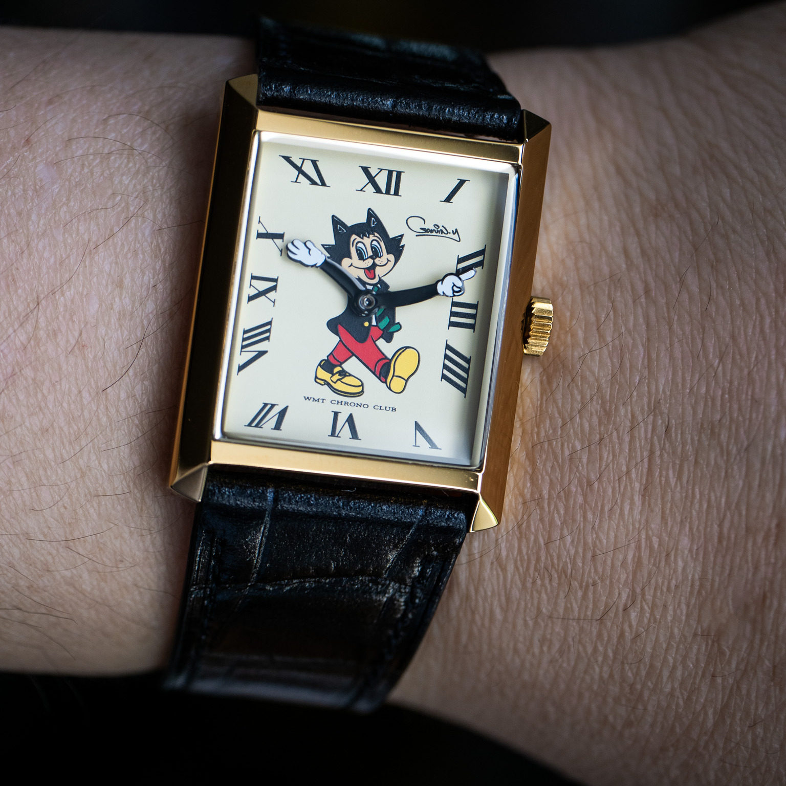 WMT Watches WCNC系列Old Miller“Penny”手繪坦克復古石英手錶-淘寶