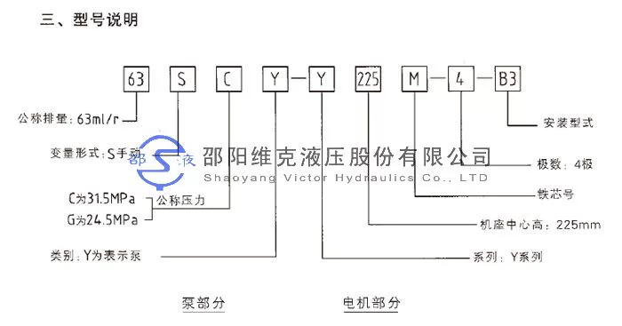 Shaoyang Vick Thủy lực CY series bơm piston hướng trục YCY14-1B bơm dầu cao áp áp suất cao Shao lỏng chính hãng SY bơm tay thủy lực giá bơm thủy lực piston