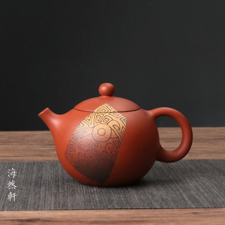 Lixing Purple Sand Pot Famous National Class Master Ge Jun Purple Sand Pot Ge Jun Pottery Workshop Handmade Collection Sisch Teapot