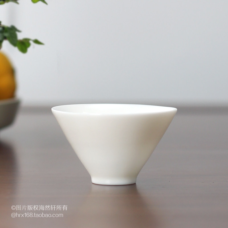 Chaozhou Ceramic Kung Fu Tea Set Mutton Fat Jade Solid Color