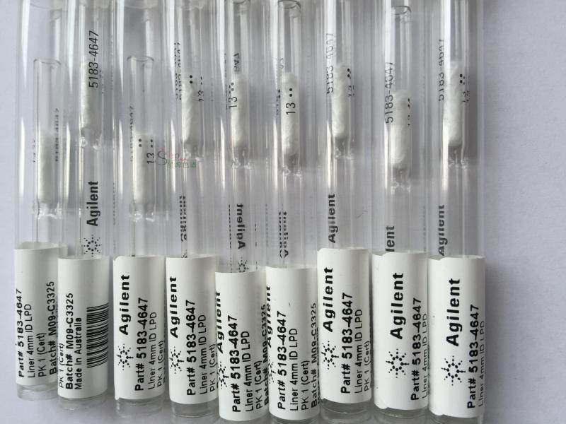 安捷伦气相色谱仪衬管Agilent 5183-4647硅烷化石英衬管分析仪器配件